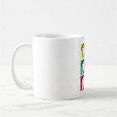 Taza "Las Preguntas de Lu Pop-Art" コーヒーマグカップ (左)