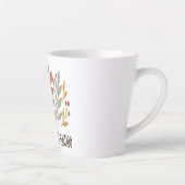 Taza Latte Motivacional Flores Boho カフェラテマグ (右)