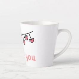 Taza Latte Suspiros Colección Con Mucho Amor ❤️  カフェラテマグ
