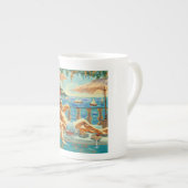 Taza lgbt summer ボーンチャイナマグカップ (正面右)