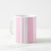 Taza - Líneas Rosas コーヒーマグカップ (正面左)
