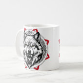 Taza Lobo コーヒーマグカップ (正面左)