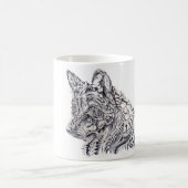 Taza lobo コーヒーマグカップ (中央)