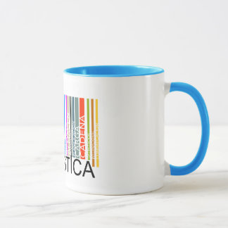 Taza Logística con código de barras de colores. マグカップ