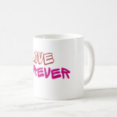 Taza “Love Forever” – Amor sin fin コーヒーマグカップ (正面右)