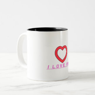 taza love mon ツートーンマグカップ