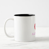 taza love mon ツートーンマグカップ (左)
