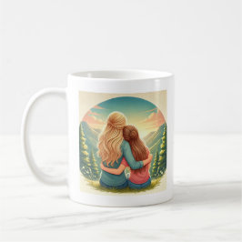 Taza madre hija adolescente コーヒーマグカップ