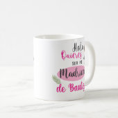 TAZA MADRINA DE BAUTIZO コーヒーマグカップ (正面右)