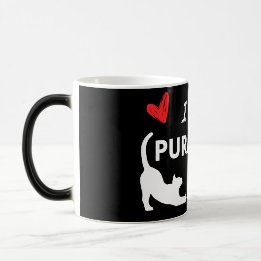 Taza Magic Mug I am Purrfect モーフィングマグカップ (左)