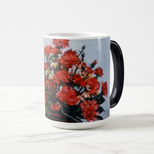 Taza Mágica Bodegón de flores モーフィングマグカップ (正面右)