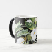 Taza mágica con acuarela de alcatraces モーフィングマグカップ (正面左)