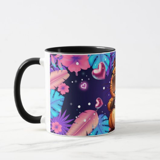 taza magica con motivo capybara マグカップ (左)