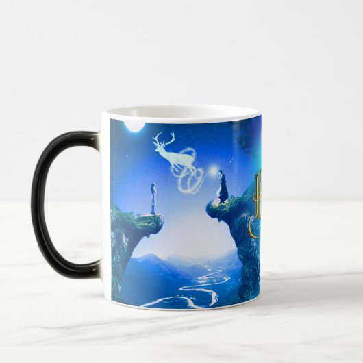 taza mágica de Harry Potter モーフィングマグカップ (左)