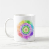 Taza mandala de colores コーヒーマグカップ (左)
