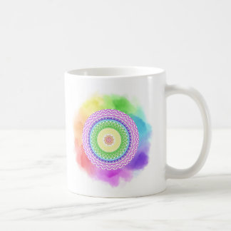 Taza mandala de colores コーヒーマグカップ