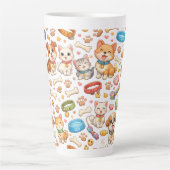 Taza mascota adorable カフェラテマグ (正面)