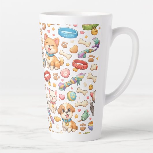 Taza mascota adorable カフェラテマグ (右)