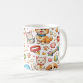 Taza mascota adorable コーヒーマグカップ (正面右)