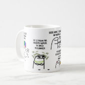 taza meme flork コーヒーマグカップ (正面左)