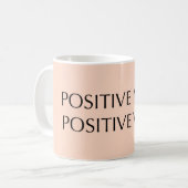 Taza Mente Positiva  コーヒーマグカップ (正面左)