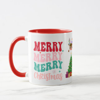 Taza Merry Christmas, Feliz Navidad  マグカップ