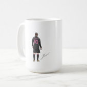 Taza Messi Inter Miami コーヒーマグカップ (正面左)