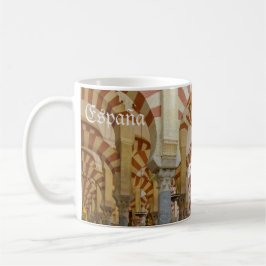 taza mezquita de Córdoba en España コーヒーマグカップ