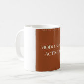 Taza Modo Avión Activo – Tazas que sanan コーヒーマグカップ (正面左)