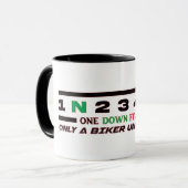 Taza Motera Biker Rider マグカップ (正面左)