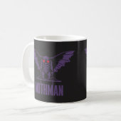 Taza mothman vector arte コーヒーマグカップ (正面左)