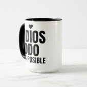 Taza mug with a religious phrase マグカップ (正面左)