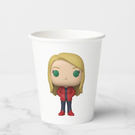 Taza muñeca mini yo  紙コップ (正面)