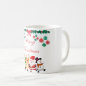 Taza navideña  コーヒーマグカップ (正面右)