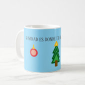 Taza Navideña コーヒーマグカップ (正面左)
