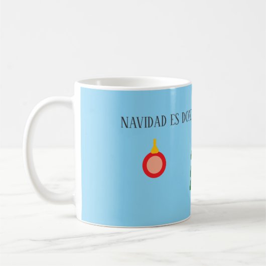 Taza Navideña コーヒーマグカップ (左)