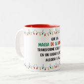 Taza navideña ツートーンマグカップ (正面左)