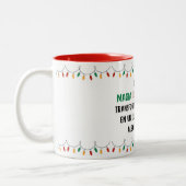 Taza navideña ツートーンマグカップ (左)
