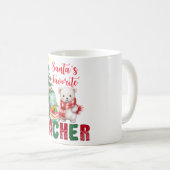 Taza navideña para maestros コーヒーマグカップ (正面右)