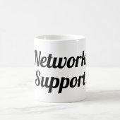 Taza network support コーヒーマグカップ (中央)
