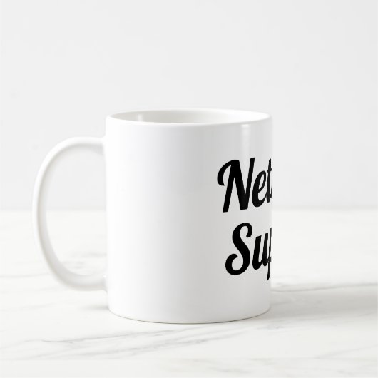 Taza network support コーヒーマグカップ (左)