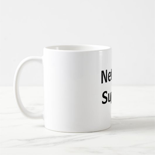 Taza network Support コーヒーマグカップ (左)
