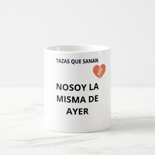 Taza No Soy La Misma De Ayer コーヒーマグカップ (中央)