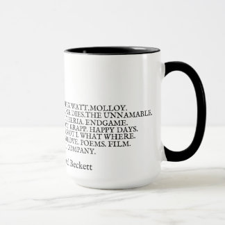 Taza Obra Samuel Beckett マグカップ