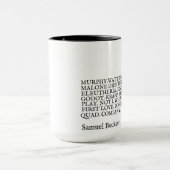Taza Obra Samuel Beckett マグカップ (中央)