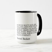 Taza Obra Samuel Beckett マグカップ (正面右)
