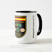 Taza Operación Bálmis Seguridad Privada España マグカップ (正面右)
