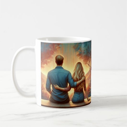 Taza Padre e Hija コーヒーマグカップ (左)