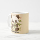 Taza Panda Lover コーヒーマグカップ (正面左)