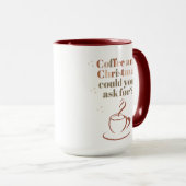 Taza para Amantes del Café y Navidad マグカップ (正面右)
